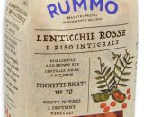 PENNETTE RIGATE N°70 DI LENTICCHIE ROSSE E RISO INTEGRALE 300 G - RUMMO