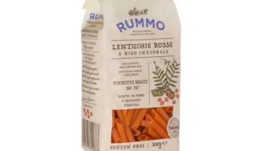 PENNETTE RIGATE N°70 DI LENTICCHIE ROSSE E RISO INTEGRALE 300 G - RUMMO