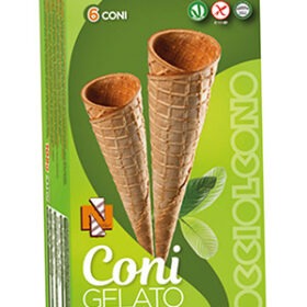 CONO GELATO 108G( 18GX6) - NOCCIOLCONO