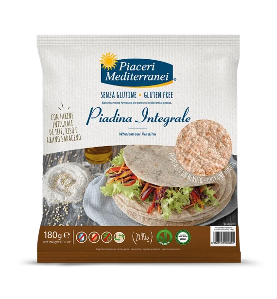 PIADINA INTEGRALE (2X90G) - PIACERI MEDITERRANEI