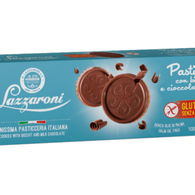 PASTICCINI CON BISCOTTO E CIOCCOLATO AL LATTE 100G - LAZZARONI