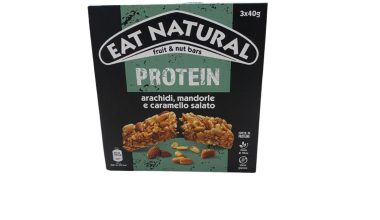 BARRETTA PROTEICA ARACHIDI,MANDORLE E CARAMELLO SALATO 3X40G - EAT NATURAL