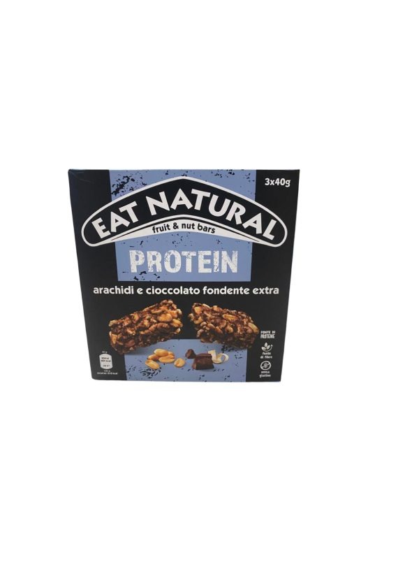 BARRETTA  PROTEIN ARACHIDI E CIOCCOLATO FONDENTE 3X40G - EAT NATURAL