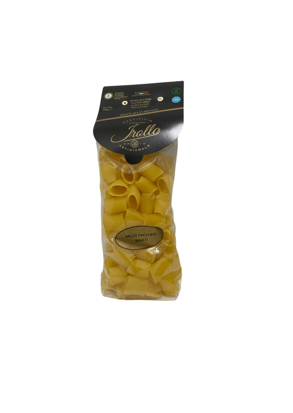 MEZZI PACCHERI RIGATI 400G - PASTIFICIO IROLLO