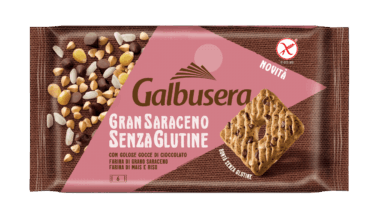 BISCOTTI AL GRANO SARACENO CON GOCCE DI CIOCCOLATO 260G - GALBUSERA